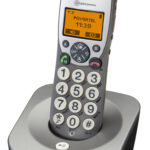 PowerTel 700 trådløs forstærkertelefon med teleslynge.